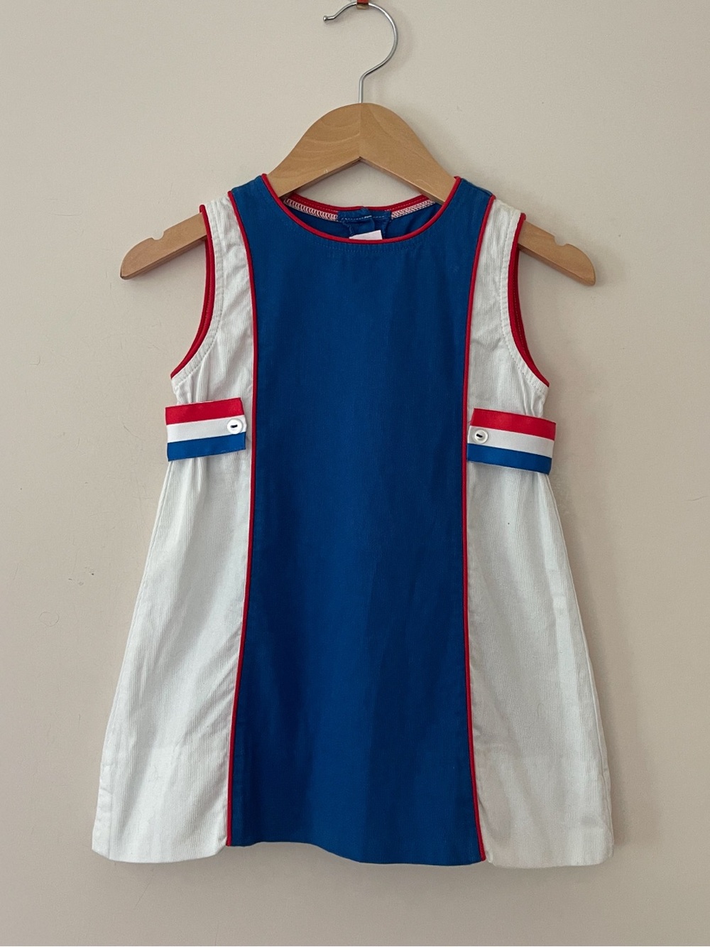 LULLABY SET EUC Patriotic Red White & Blue Americana Shift Dress